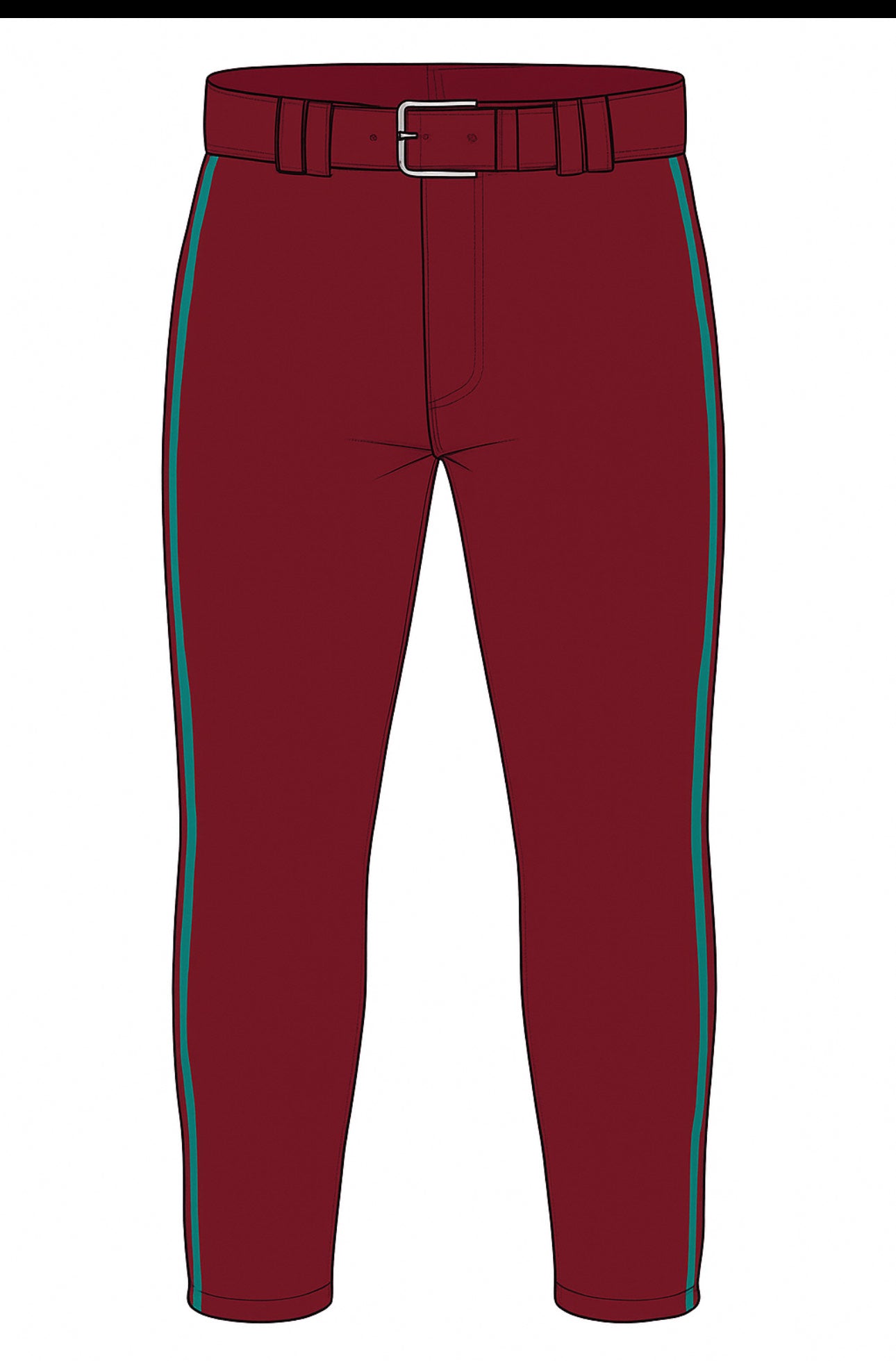 Men's/Boy's Mariner Maroon Uniform Long Pant