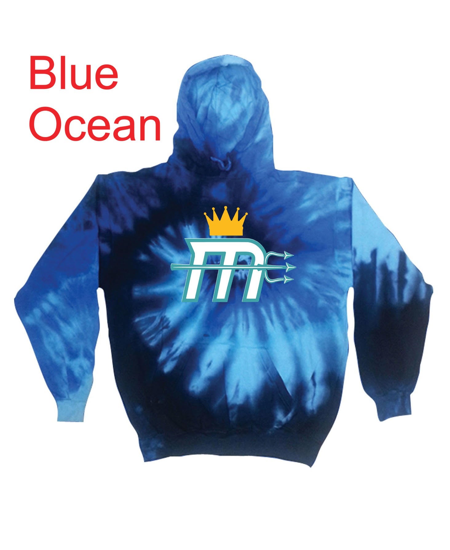 "Mariners M" Tie Dye Hoody