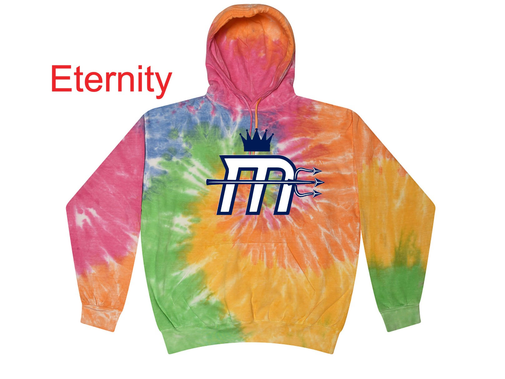 "Mariners M" Tie Dye Hoody