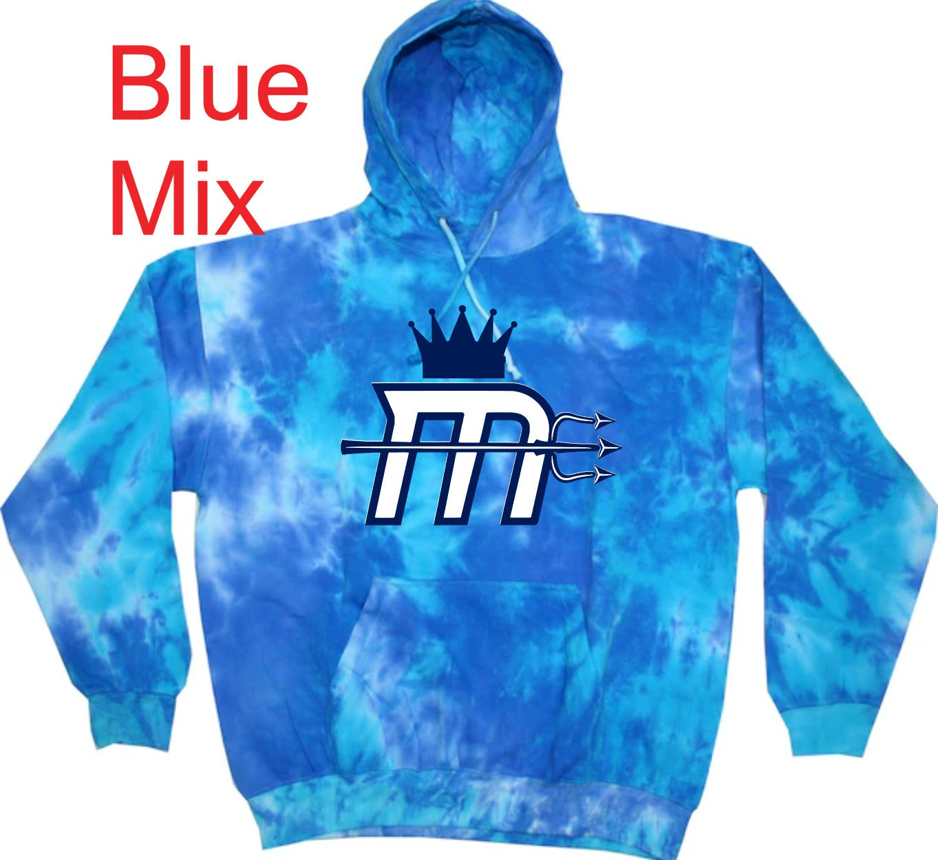 "Mariners M" Tie Dye Hoody