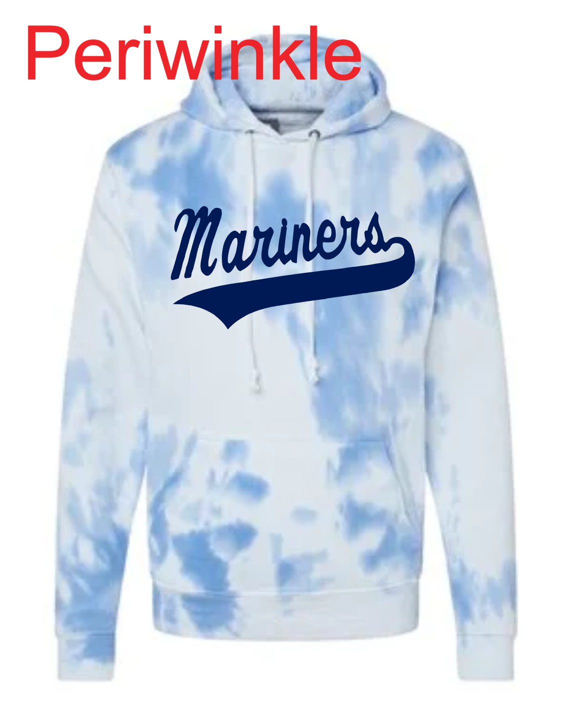 "Mariners Script" Tie Dye Hoody