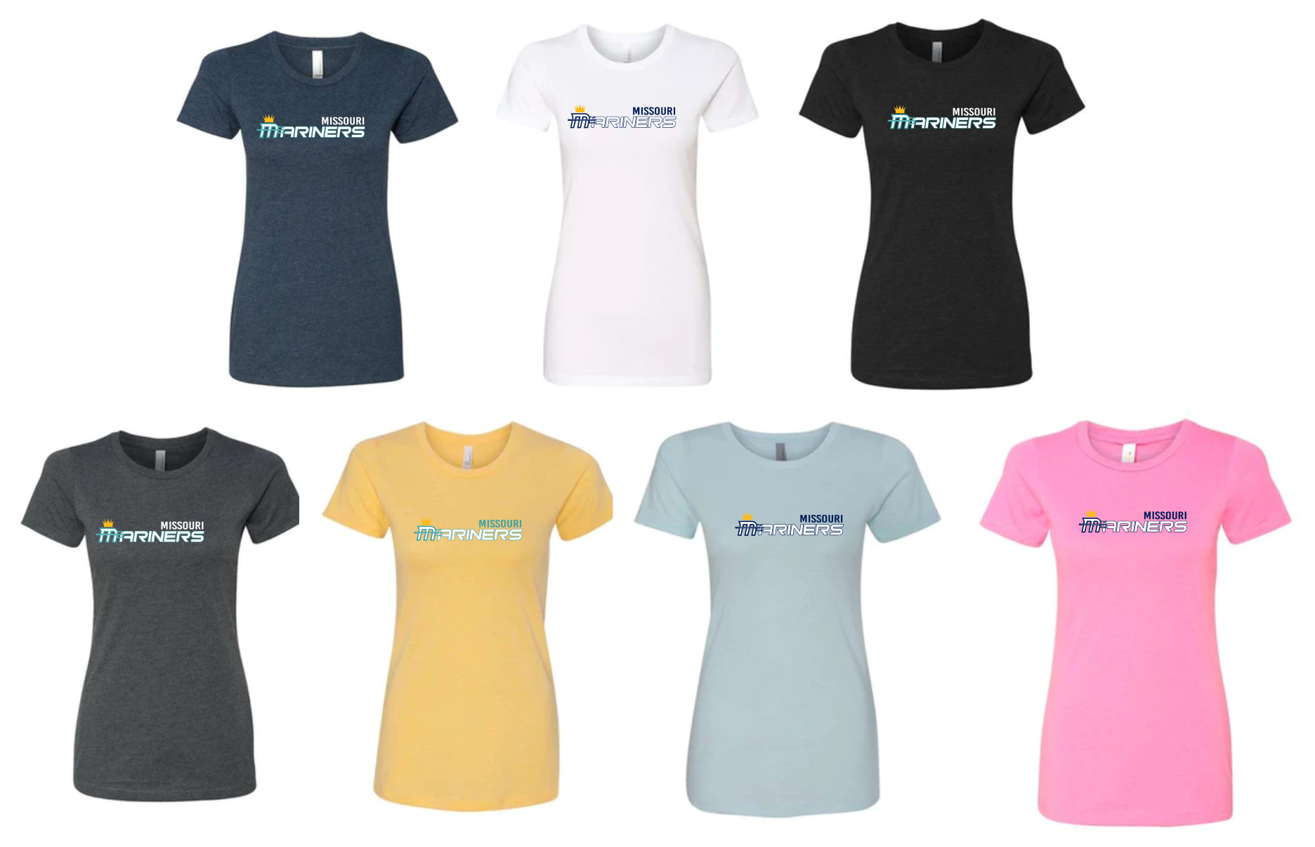 Women's Fit "Mariners Classic" Cotton Crew Tee