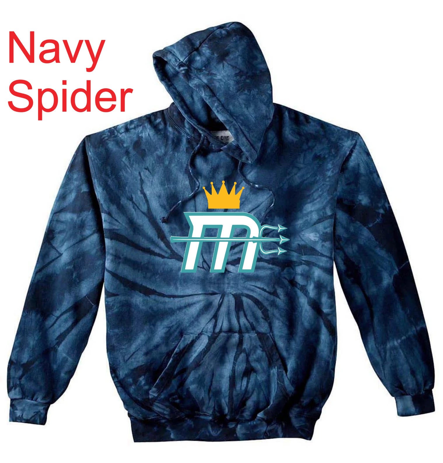 "Mariners M" Tie Dye Hoody
