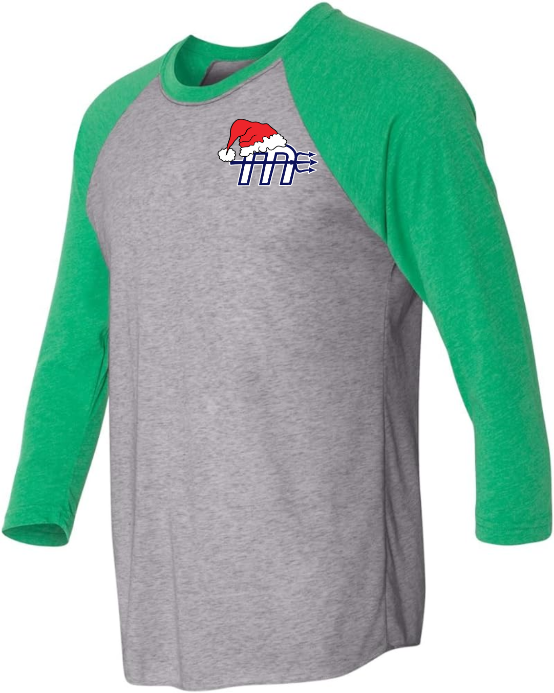 "Mariner's Christmas" 3/4 Sleeve Triblend Soft Tee