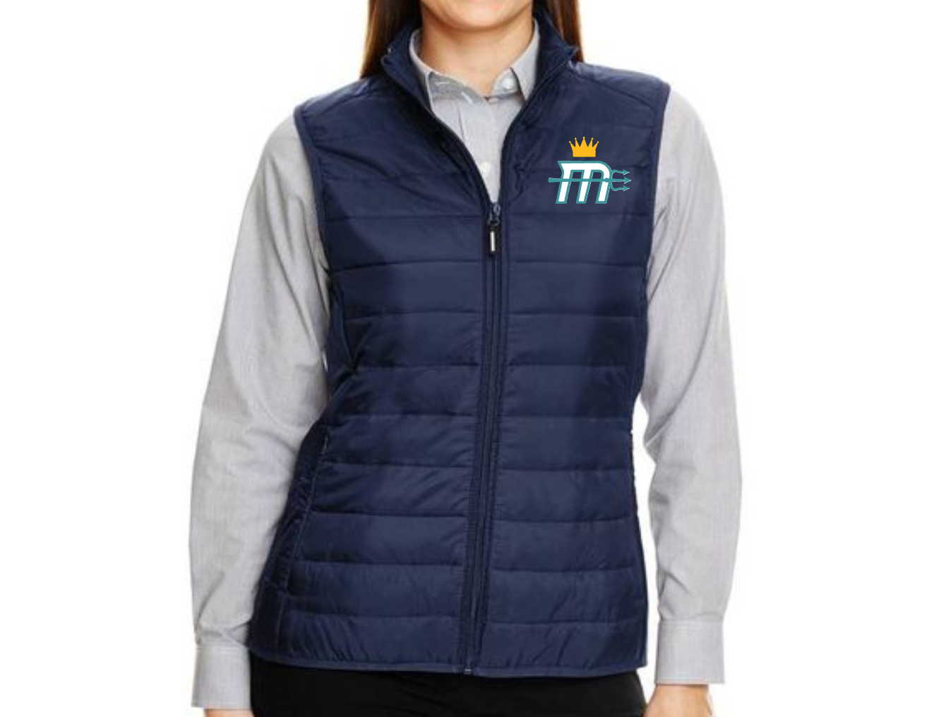 Women's "Mariners M" Puff Vest