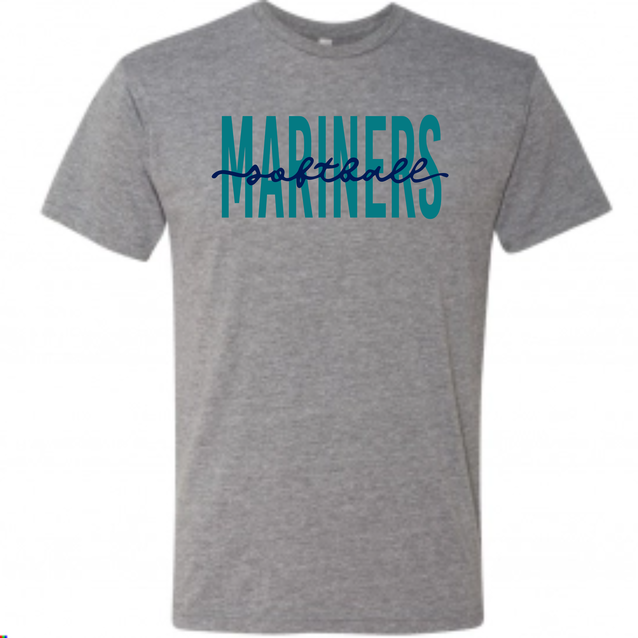 "Mariner's Softball Wave" Cotton Tee