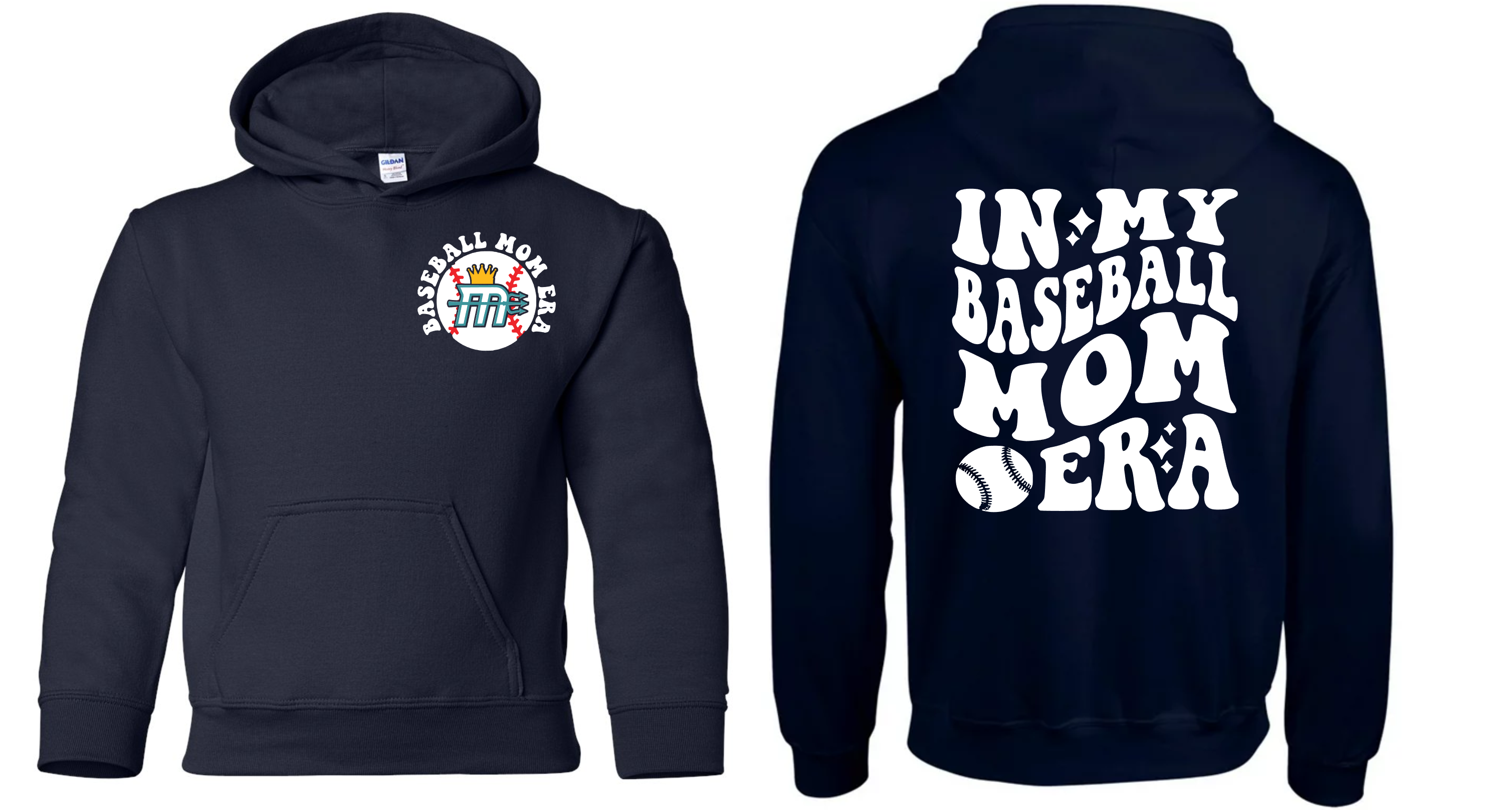 Adult "Baseball Mom Era" Hoody